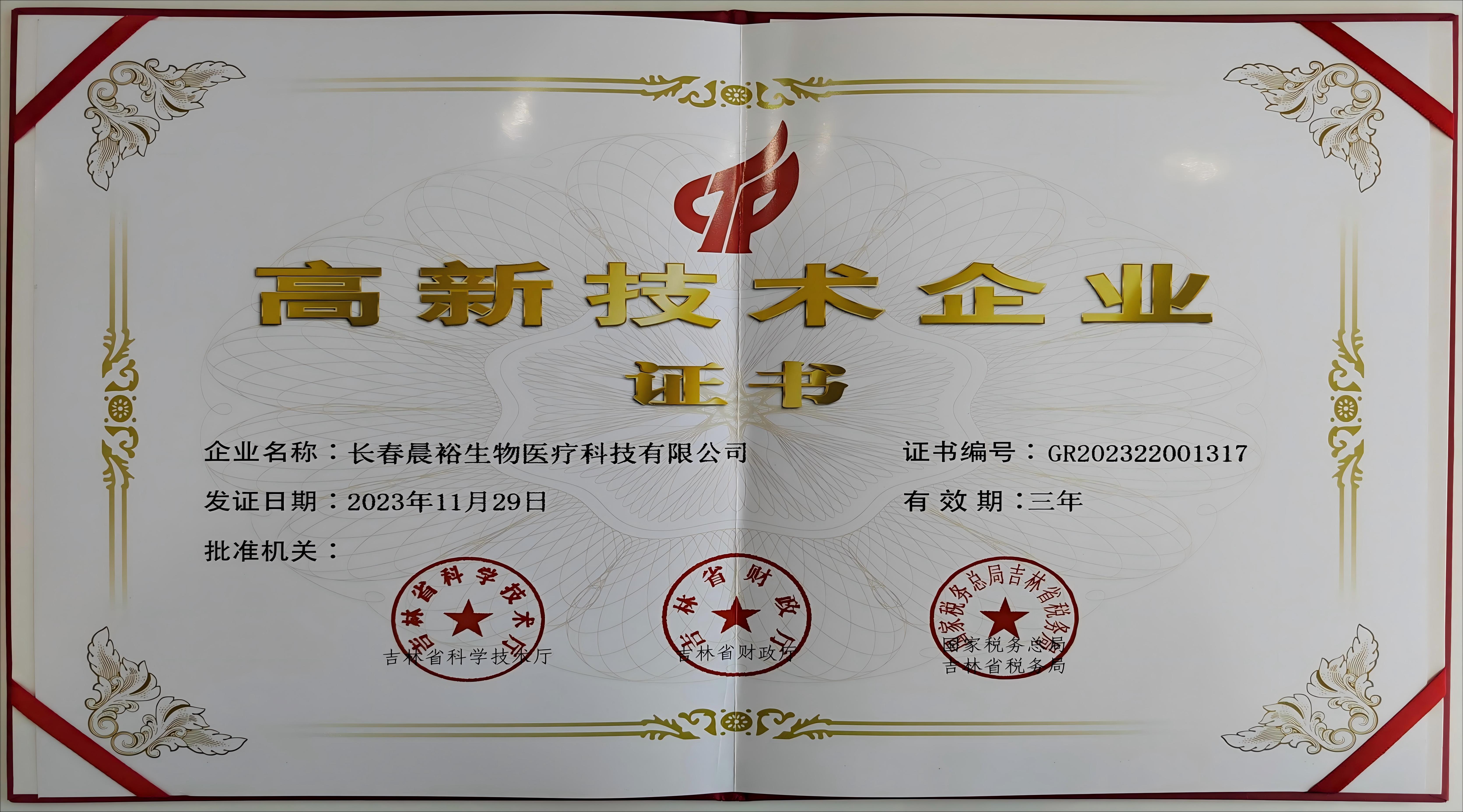 高新技术企业